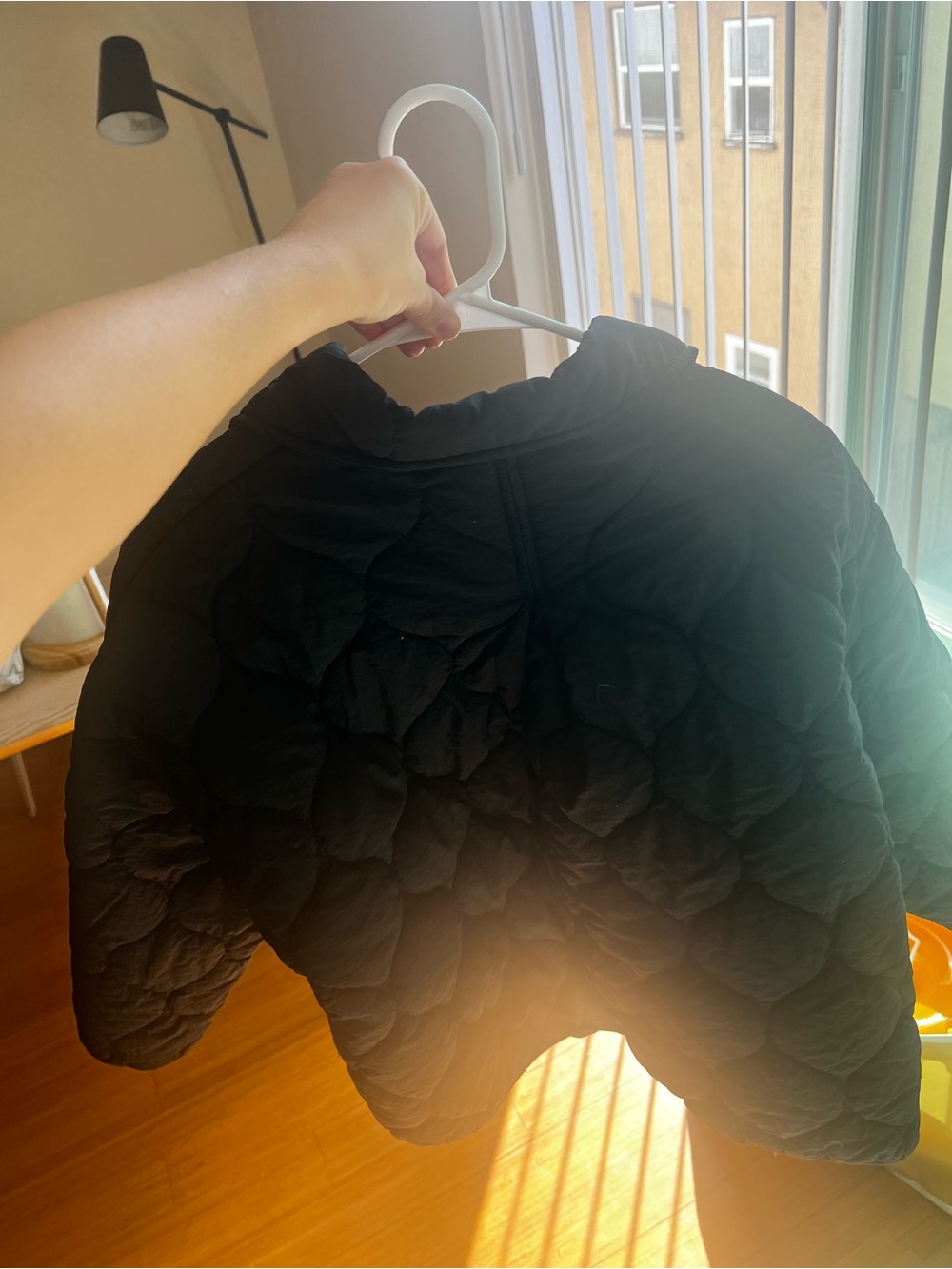 Adanola Black Quilted Button-Front Puffer Jacket - Picture 10 of 10
